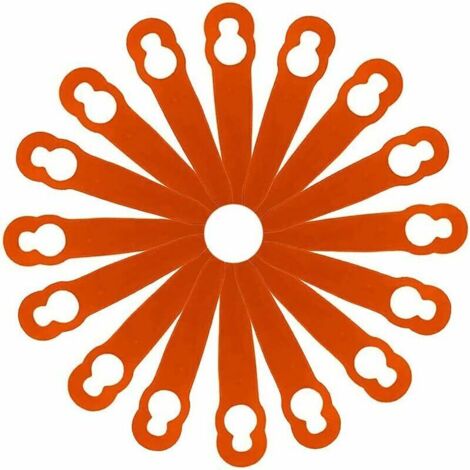 100 pièces accessoires de lames en plastique de remplacement pour STIHL Polycut 2-2 FSA 45 tondeuse à gazon coupe-herbe