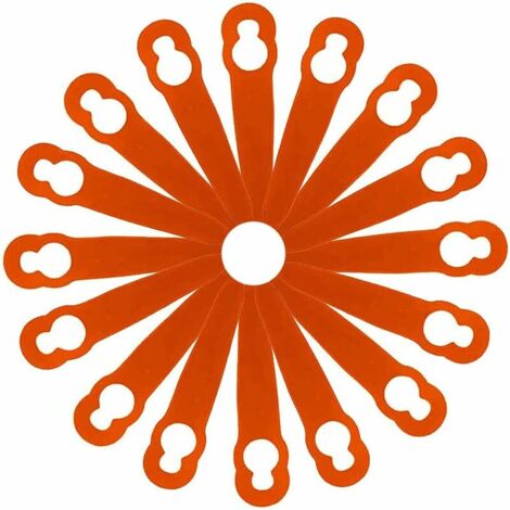 100 pièces accessoires de lames en plastique de remplacement pour STIHL Polycut 2-2 FSA 45 tondeuse à gazon coupe-herbe
