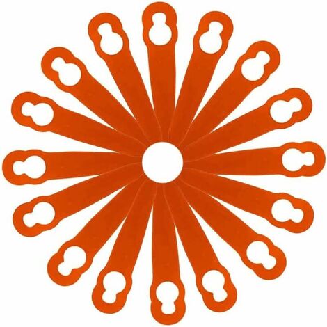 100 pièces accessoires de lames en plastique de remplacement pour STIHL Polycut 2-2 FSA 45 tondeuse à gazon coupe-herbe