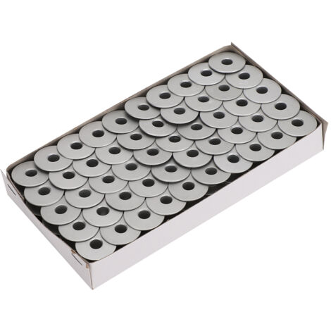 100 Pièces Bobines Métalliques pour Machine à Coudre Plate, Accessoires de Remplacement pour Broderie et Couture Automobile