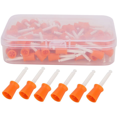 100 pièces Brosses de Polissage Dentaire Prophy Cup pour Nettoyage Professionnel