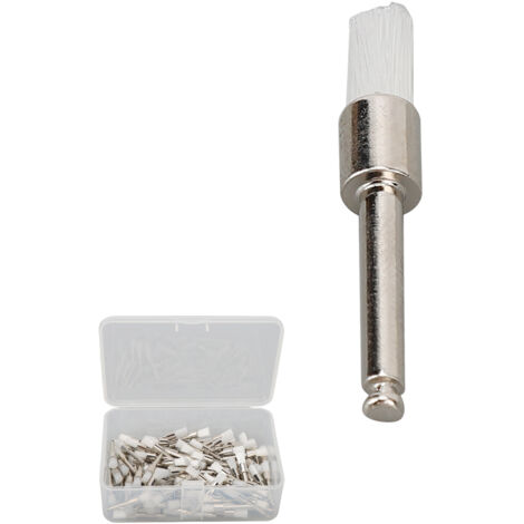 100 pièces Brossettes Interdentaires en Silicone Souple pour Hygiène Bucco-dentaire Transparentes