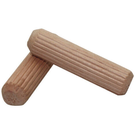 100 pièces Chevilles en bois - Goujon en bois de hêtre massiv 12x60 mm - goujons de récif -Tourillons ein bois de hêtre 12x60 mm - Emballé à la main en Autriche