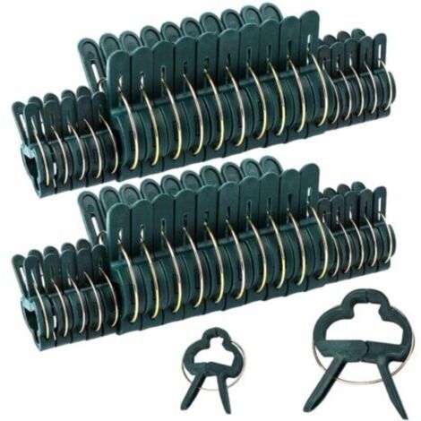 100 Pièces Clips pour Plantes grimpantes, Clips pour T omates, Clips pour Plantes, Clips pour Attache Tomate (2 Tailles)