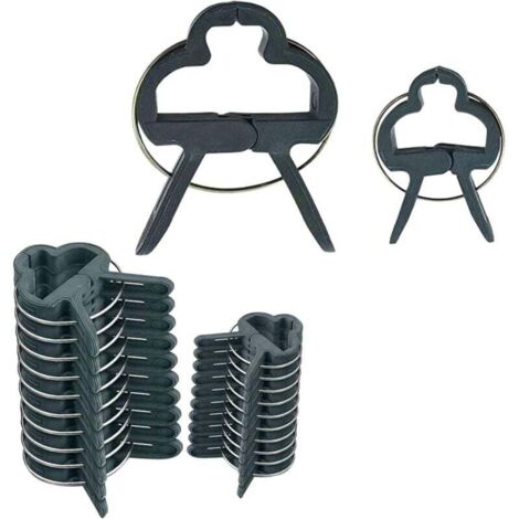 100 Pièces Clips pour Plantes, Support de Vigne, Pinces de Jardin pour Protection des Légumes (60 Petits, 40 Grands)