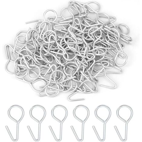 100 Pièces Crochet En Métal Pour Housse De Siège De Voiture, Crochet Fixation Housse Siège Voiture S Design, Crochet En Métal Pour L'installation Des Housses Siège à L'intérieur D'une Vo