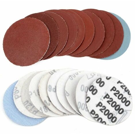 100 pièces de 75 mm 2,95 roues 80-3000 papier de verre
