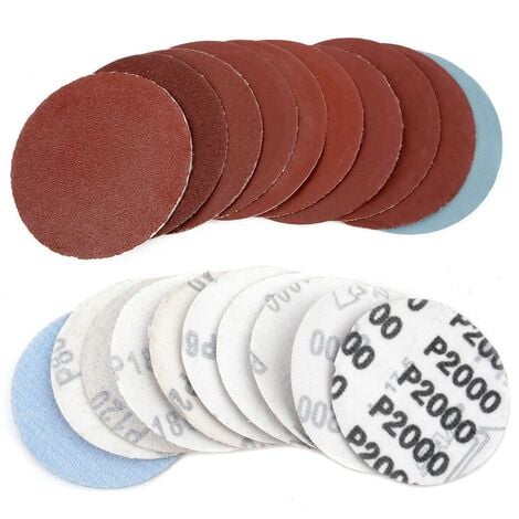100 pièces de 75 mm 2,95 roues 80-3000 papier de verre