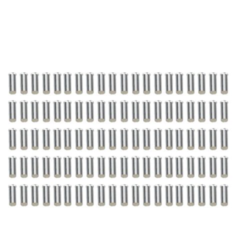 100 pièces de bornes à sertir étamées en cuivre pour câbles électriques 6mm², connecteurs à broches EN6018