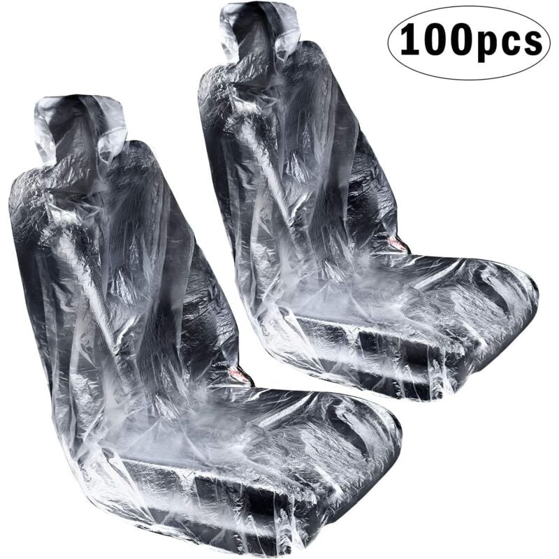 Image of 100 Stück Einweg-Autositzbezüge aus Kunststoff