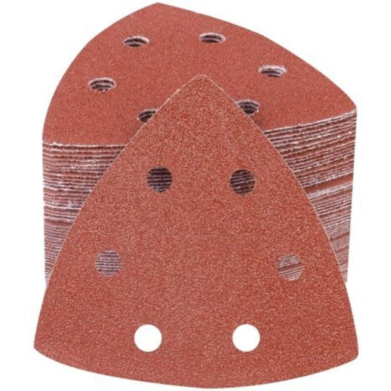 100 Pieces Delta Triangle Sanding Paper Abrasive For Sander 93 x 93 x 93 mm Triangular Sandpaper 60 Grit Abrasive Discs for Sanders