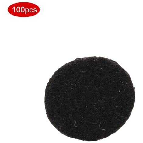 100 pièces Disques Filtres Ronds Noirs pour Appareil de Beauté Élimination Points Noirs (20mm)