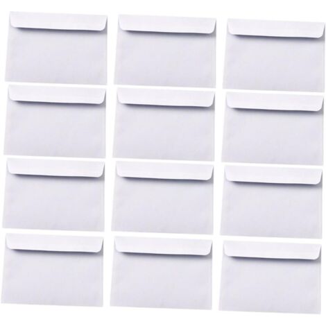 100 pièces Enveloppes Auto-adhésives Blanches Format Lettre pour Documents
