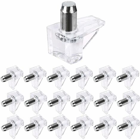 100 Pièces Étagère Chevilles Chevilles à Etagere Métallique Goupilles D'étagère Métal Support pour Etagères Chevilles pour Etagères d'Armoires de Cuisine,Consoles de Cabinet，Fontainebleau