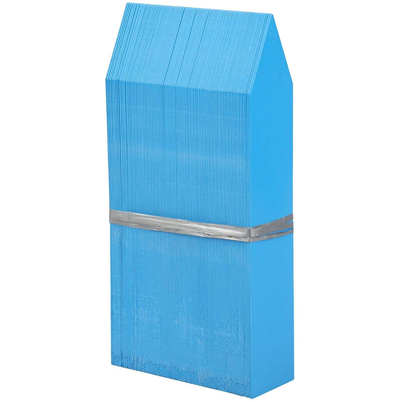 100 Pièces Étiquettes pour Plantes de Jardin en Plastique Etiquette Semis de 2x10cm - Bleu