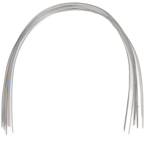 100 pièces Fil Orthodontique Acier Inoxydable Élastique Rond 0,012 Pouce pour Dent Inférieure Accessoire Dentaire