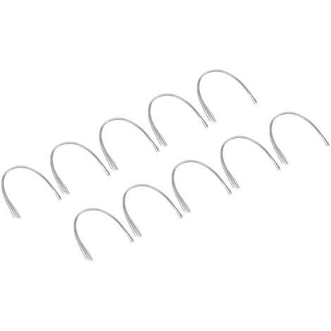 100 pièces Fil Orthodontique en Acier Inoxydable 0.018 pouces pour Traitement Dentaire et Appareil Supérieur