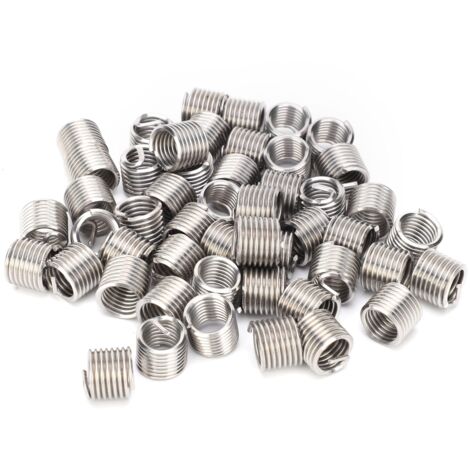100 Pièces Filetage Mâle Femelle Écrou Réducteur Outil de Réparation Attache Fil Acier Inoxydable M3x0.5 1.5D