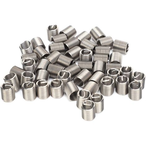 100 Pièces Filetage Mâle Femelle Écrou Réducteur Outil Réparation Fil Acier Inoxydable Attache Rapide M3x0.52D