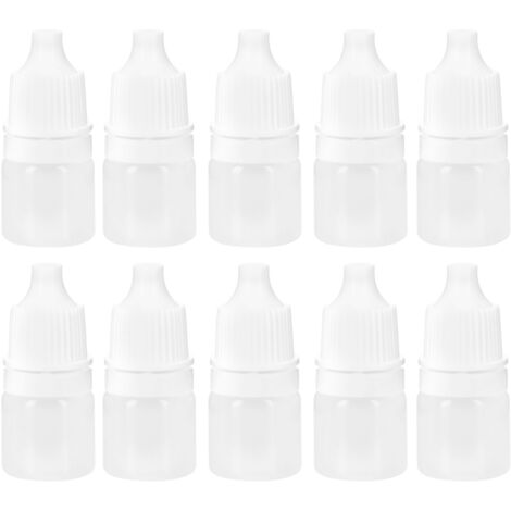 100 pièces flacons compte-gouttes vides 2ml en plastique souple, rechargeables pour liquides et solutions