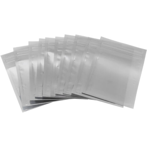 100 Pièces Sachets de Rangement Antistatiques à Fermeture Zip pour Composants Électroniques