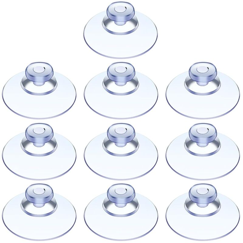 100 Pièces Ventouse,Ventouse Table en Verre,Mini Ventouse,Ventouses Transparentes,Petites Ventouses,pour Variété Surfaces