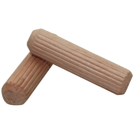 100 Pieces Wooden Dowels - Solid Beech Wood Dowels 12x60 mm - Reef Dowels - Beech Wood Dowels 12x60 mm - Hand Packed in Austria