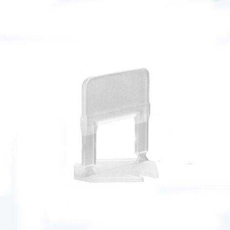 100 piezas de pestañas niveladoras para facilitar la colocación de baldosas de 2 mm, transparentes, 3,5 3,8 cm