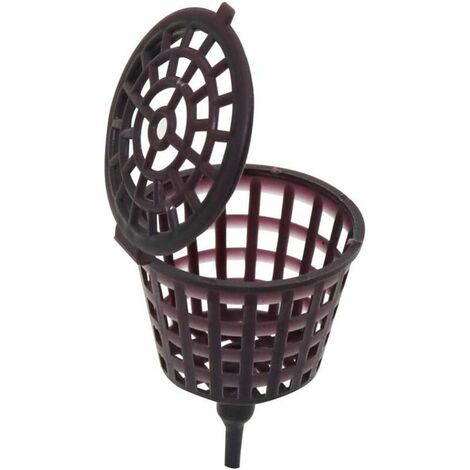 100 piezas portátil Bonsai Tool cubierta de fertilizante fertilizante de plástico caja de cúpula cestas de fertilizante para plantar jardines agrícolas