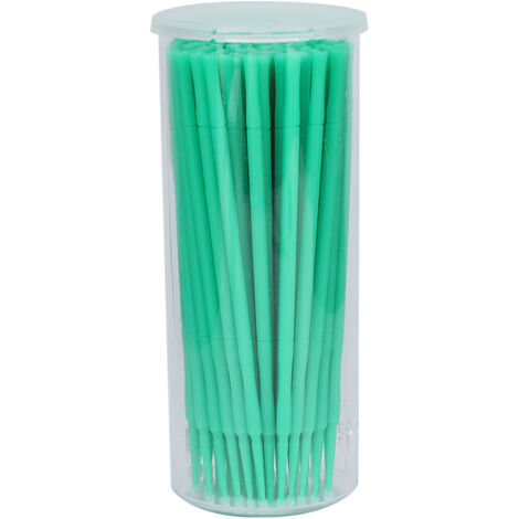 100 Pinceaux Micro Jetables Nettoyants Pliables Portables pour Soins Dentaires Pratiques