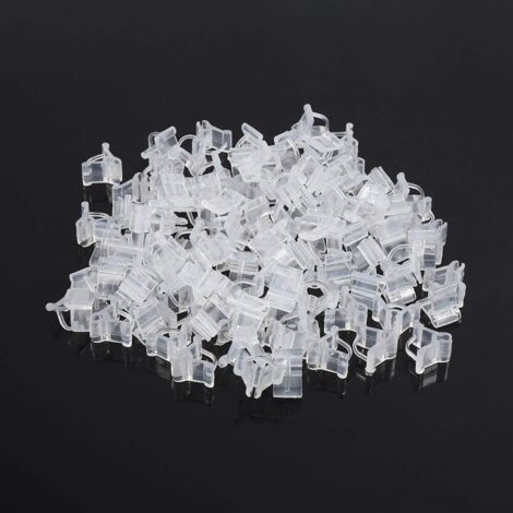 100 Pinces De Greffage, Plastique, 2,0-4,5 Mm, Pour Tomates Aubergines Concombres, Jardinage Maraîcher