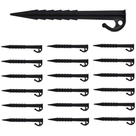 100 piquets gonflables en plastique de 14,5 cm, ancrages robustes pour jardin et structures gonflables extérieures CJY