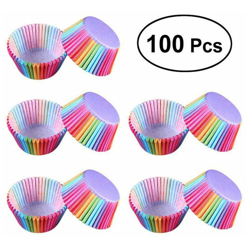 FVO - 100 pirottini per cupcake, pirottini di