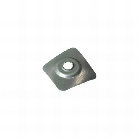 100 Plaquettes Ovales aluminium mm - Diamètre 8 mm mm