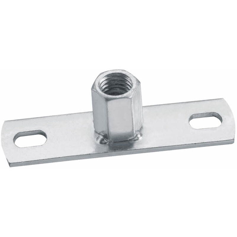Index - Platine de fixation - Zingué M8 + M10 - Boite de 100