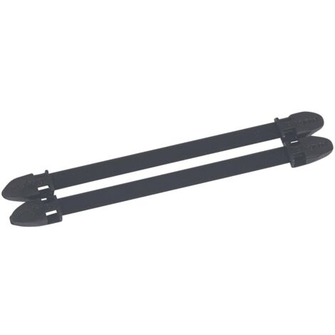 100 Porte-repères noir Duplix 14 caractères LEGRAND 038460