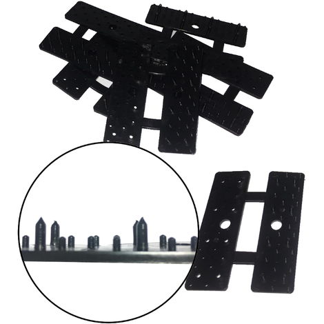 100 pz Clip fissaggio pinze mollette fissaggio rete telo ombreggiante resistenti in PVC