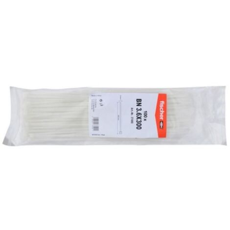 100 PZ FASCETTE PER CABLAGGIO IN NYLON 4.8  x 360 mm