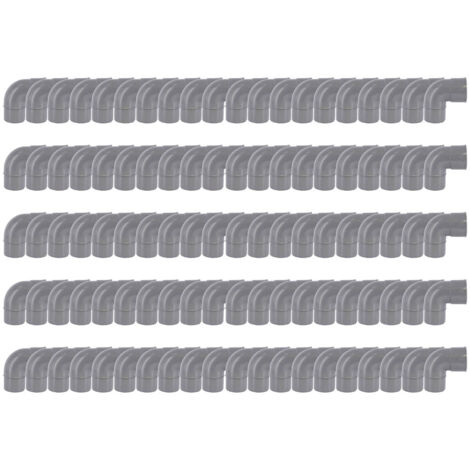 100 raccords PVC 87°30 Mâle/Femelle Ø32 - First Plast