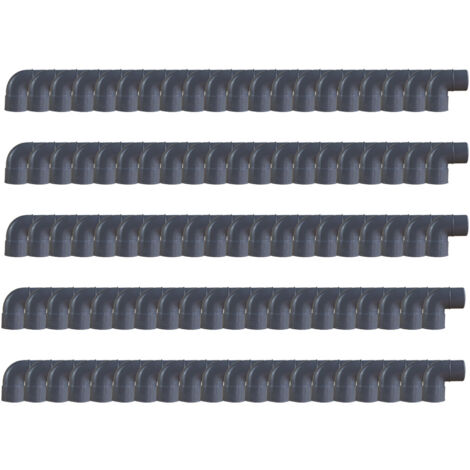 100 raccords PVC 87°30 Mâle/Femelle Ø50 - First Plast