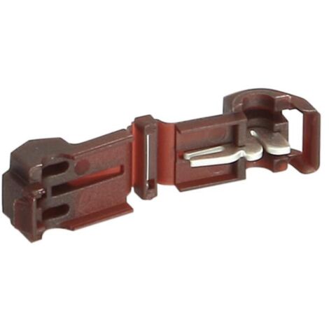 100 Raccords rapides auto denudants 0.50-1.5mm2 rouges