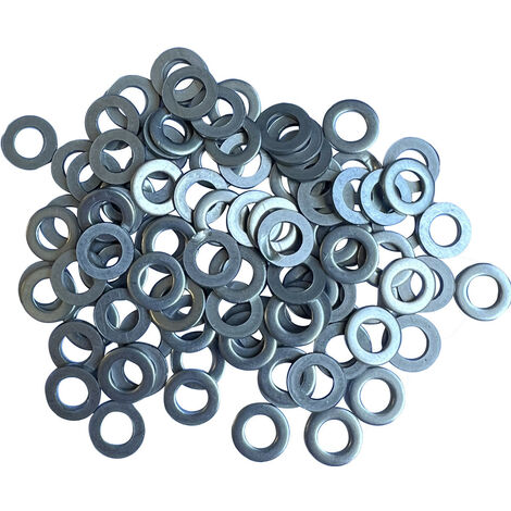 100 rondelles 5 mm plates en inox a4 aisi 316