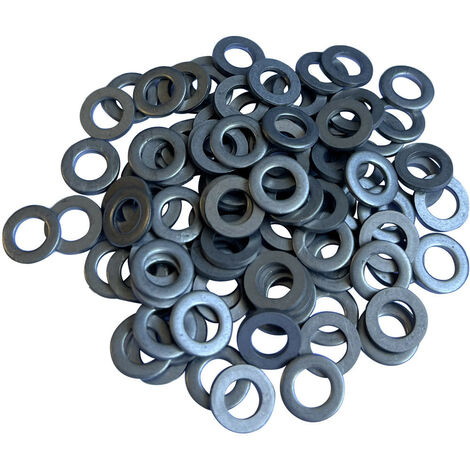 100 rondelles 6 mm plates en inox a4 aisi 316