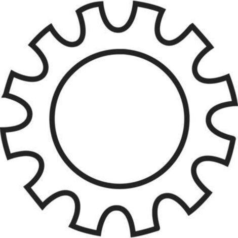 100 RONDELLES DENTÉES DIN 6797 4.3MM TOOLCRAFT 815209