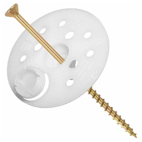 PAREXLANKO - Cheville à frapper pour isolant ITE ép. maxi 200 mm blanc L.  235 mm diamètre 8 mm boîte 100 pcs