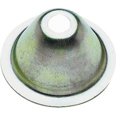 100 rosaces sanitaire coniques Ø9mm zingué Batifix