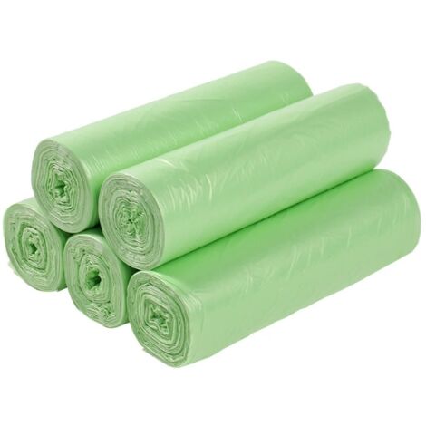 100 sacchetti per la spazzatura, piccoli sacchetti per la spazzatura da banco, sacchetti spessi per rifiuti/rifiuti per cibo/casa/giardino (60X50 cm)