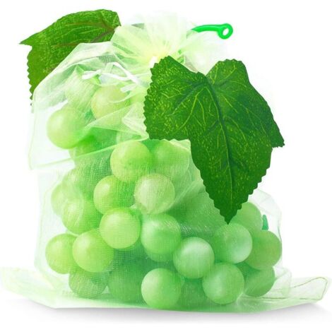 100 sacchetti protettivi per frutta, sacchetti a rete per proteggere i grappoli d'uva da uccelli e insetti (vespe, calabroni), 30 x 20 cm