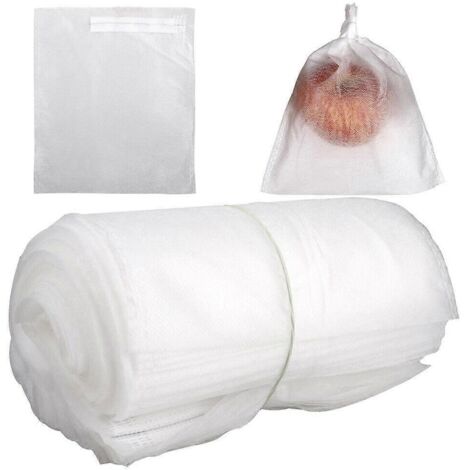100 sacs en filet de protection pour plantes et fruits de jardin contre les insectes