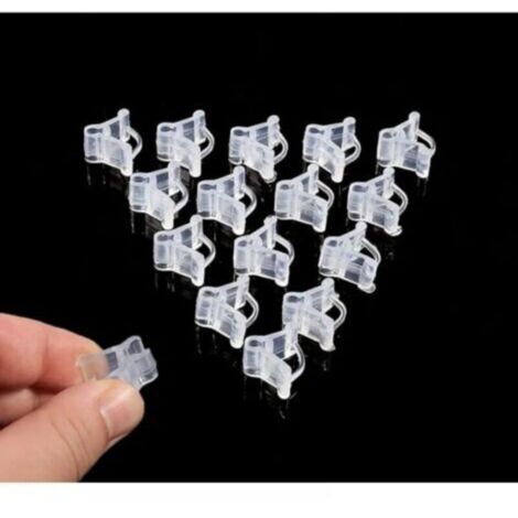 100 Special Grafting Clips for Plants: Grafting Clips for Tomato Seedlings, Eggplant Grafting Clips, Orchid Clips, Seedling Grafting Clips